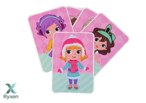 Magnetyczna Układanka Książka Przebieralnia Kostiumy LEAN TOYS