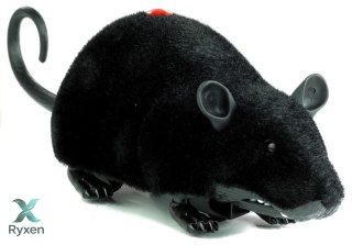 Mysz Zdalnie Sterowana Pilotem R/C Na Kółkach Duża Czarna LEAN TOYS