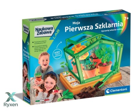 Naukowa Zabawa Laboratorium Moja Pierwsza Szklarnia Botanika Rośliny Język Polski Clementoni 50861 CLEMENTONI
