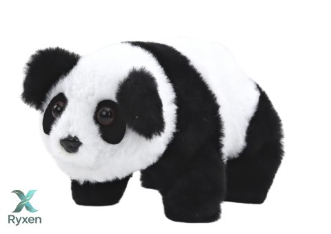 Panda Interaktywna Pluszowa W Transporterze Różowy Niebieski LEAN TOYS
