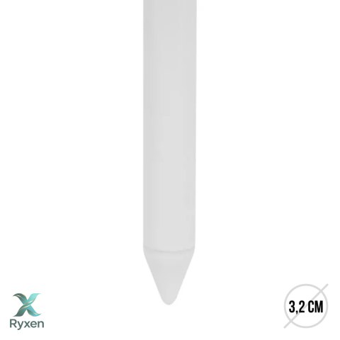 Parasol plażowy turkusowo-biały, stalowy, z nachyleniem, średnica 180 cm, wysokość 200 cm, maszt 32/32 mm KAMAI STRENDPRO