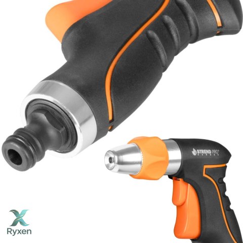 Pistolet zraszający do podlewania, regulacja strumienia jet mist, ergonomiczna rękojeść antypoślizgowa, tworzywo sztuczne KAMAI STRENDPRO