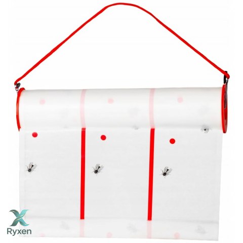 Pułapka klejowa na muchy i muszki owocowe, bez chemii, wisząca, rolka 10 m, szerokość 25 cm KAMAI STRENDPRO