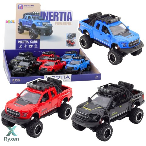 Samochód Terenowy Raptor Otwierane Drzwi Napęd Światła Dźwięki Mix LEAN TOYS