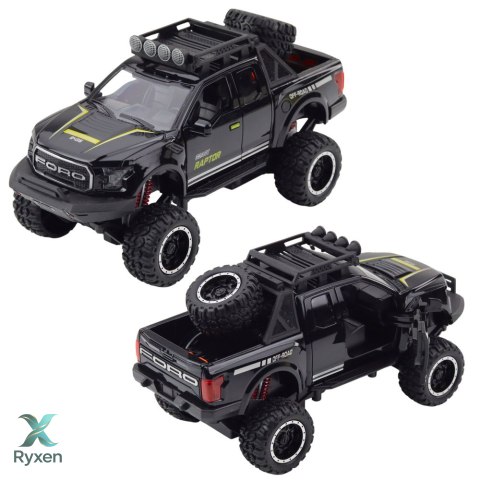 Samochód Terenowy Raptor Otwierane Drzwi Napęd Światła Dźwięki Mix LEAN TOYS