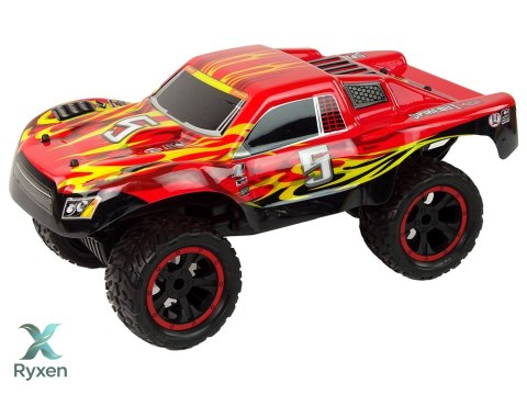 Samochód Terenowy Zdalnie Sterowany R/C 1:12 20 km/h Czerwony LEAN TOYS