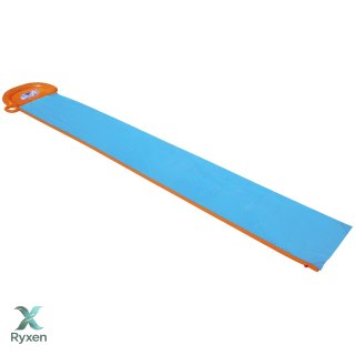 Ślizgawka wodna dziecięca jednoosobowa, natryski SplashBoost, basen końcowy, PVC UltraStick, 488 x 82 cm, 3+ KAMAI STRENDPRO