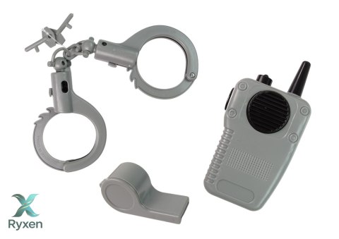 Strój Przebranie Policjanta Akcesoria Odznaka Karnawał 8 El. LEAN TOYS