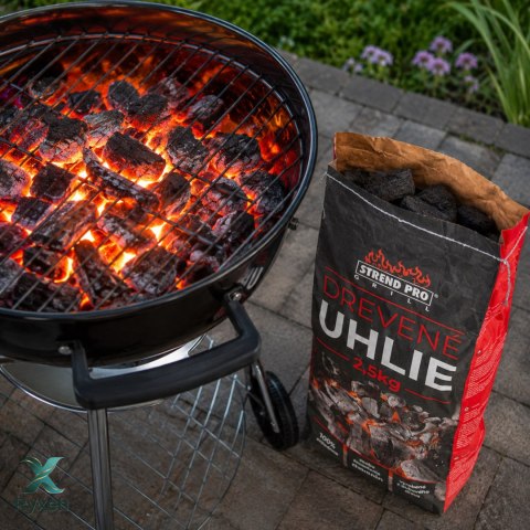 Węgiel drzewny do grillowania naturalny, do grilli na węgiel i brykiet, 2,5 kg KAMAI STRENDPRO
