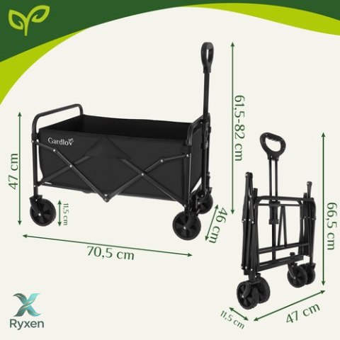 Wózek ogrodowy 69x45x49cm Gardlov GARDLOV