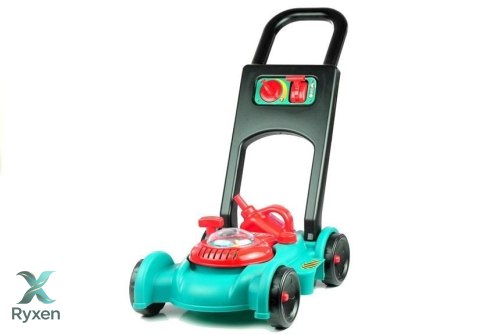 Zestaw Ogrodnika Kosiarka Kask Kanister Pchacz LEAN TOYS