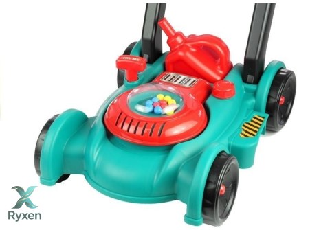 Zestaw Ogrodnika Kosiarka Kask Kanister Pchacz LEAN TOYS
