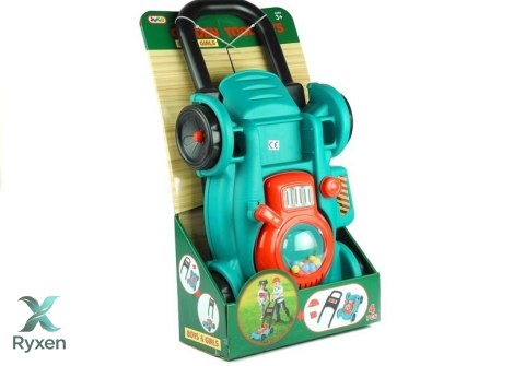 Zestaw Ogrodnika Kosiarka Kask Kanister Pchacz LEAN TOYS