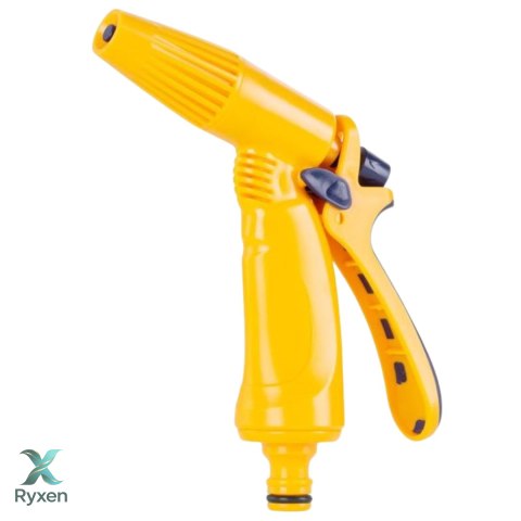Zestaw nawodnieniowy 4-częściowy, pistolet zraszający, adapter 1/2-3/4, szybkozłączki 1/2", plastikowy, ogrodowy KAMAI STRENDPRO