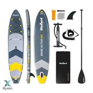 Deska SUP REBEL ACTIVE pompowana 350x81x15cm , zestaw Rebel
