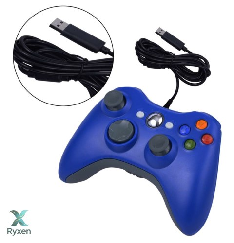 KX13B Pad pc dual shock xbox style blue ATL