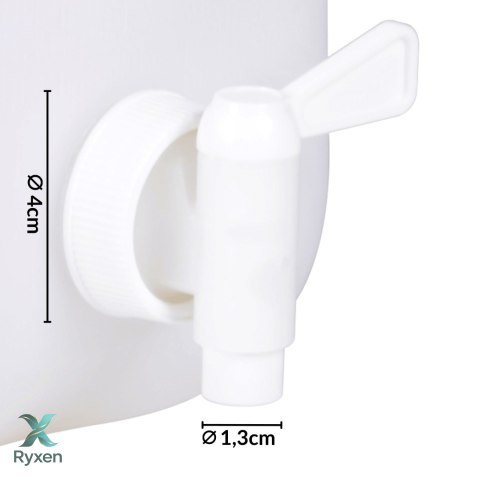Kanister na wodę pitną z kranikiem i odpowietrznikiem, tworzywo HDPE, 20L Kamai SimplyCan