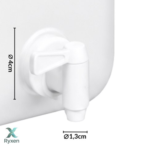 Kanister na wodę z kranikiem, twarde tworzywo z atestem spożywczym, 20L Kamai SMARTCAN