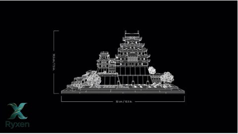 Klocki architecture 21060 zamek himeji LEGO