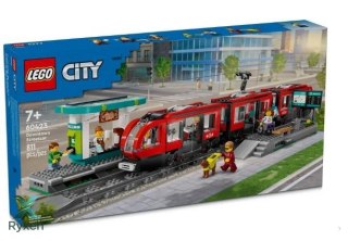 Klocki city 60423 tramwaj miejski ze stacją LEGO