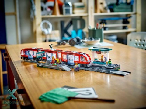 Klocki city 60423 tramwaj miejski ze stacją LEGO