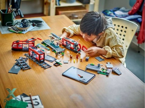 Klocki city 60423 tramwaj miejski ze stacją LEGO