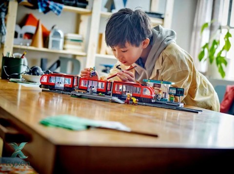 Klocki city 60423 tramwaj miejski ze stacją LEGO