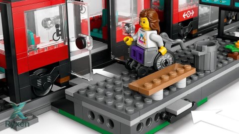 Klocki city 60423 tramwaj miejski ze stacją LEGO
