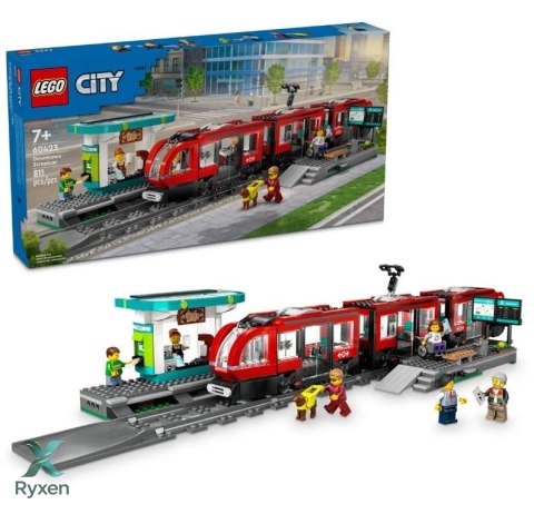 Klocki city 60423 tramwaj miejski ze stacją LEGO