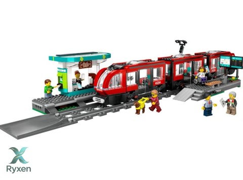 Klocki city 60423 tramwaj miejski ze stacją LEGO