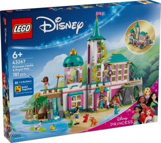 Klocki disney 43267 zamek księżniczek i królewskie zwierzaki LEGO