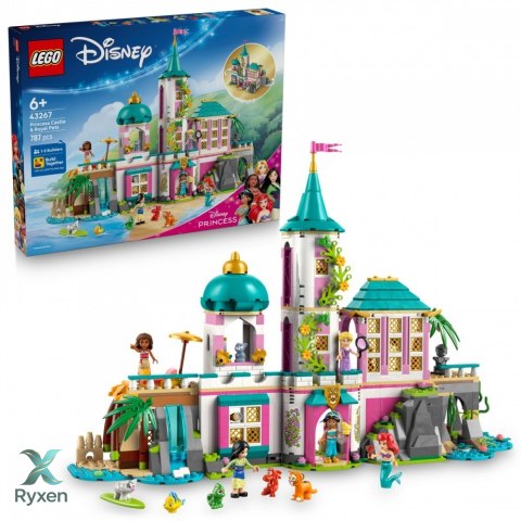 Klocki disney 43267 zamek księżniczek i królewskie zwierzaki LEGO