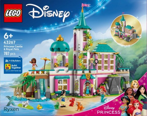 Klocki disney 43267 zamek księżniczek i królewskie zwierzaki LEGO