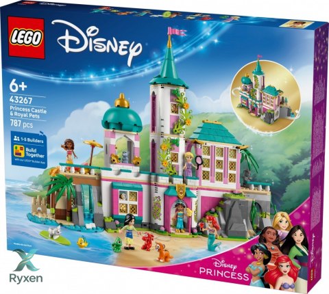 Klocki disney 43267 zamek księżniczek i królewskie zwierzaki LEGO
