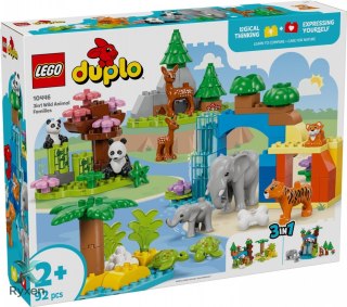 Klocki duplo 10446 rodziny dzikich zwierząt 3 w 1 LEGO