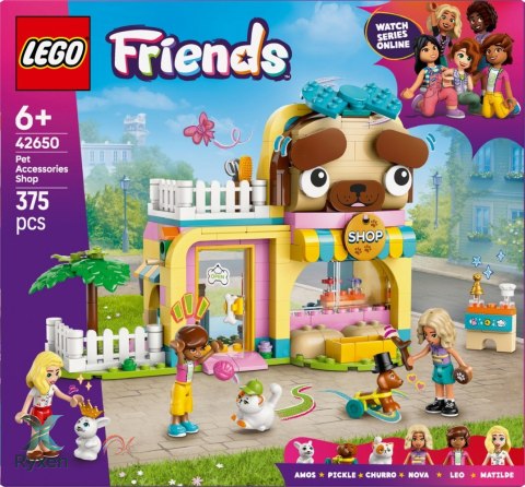 Klocki friends 42650 sklep z akcesoriami dla zwierząt LEGO