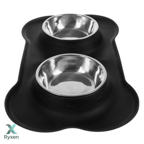 Miska podwójna- 450ml Purlov 21632 PURLOV