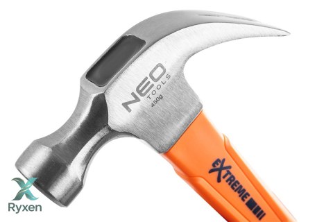 Młotek stolarski 450 g, trzonek z włókna szklanego NEO TOOLS