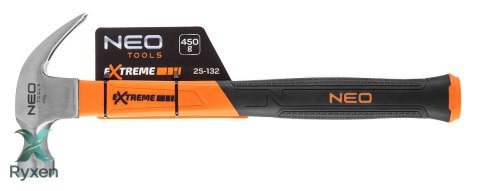 Młotek stolarski 450 g, trzonek z włókna szklanego NEO TOOLS