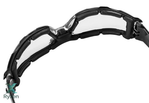 Okulary ochronne z wkładką piankową, białe soczewki, klasa odporności FT NEO TOOLS