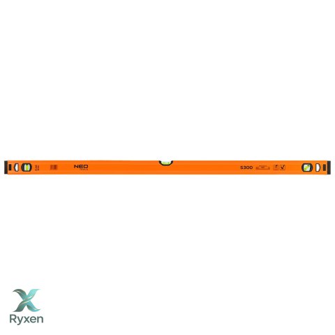 Poziomnica aluminiowa S 300, 3 libelle, 120 cm NEO TOOLS