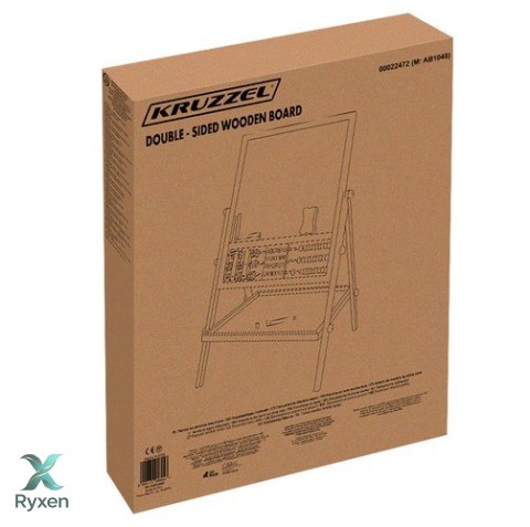 Tablica dwustronna drewniana Kruzzel 22472 KRUZZEL