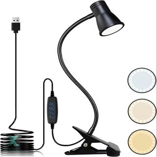 ZD130 Lampka biurkowa led z klipsem ATL