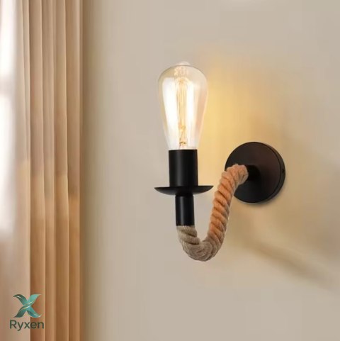 ZD151 Kinkiet lampa ścienna loft sznur ATL