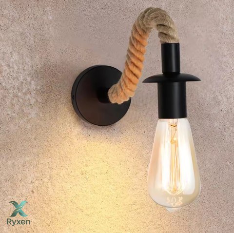 ZD151 Kinkiet lampa ścienna loft sznur ATL