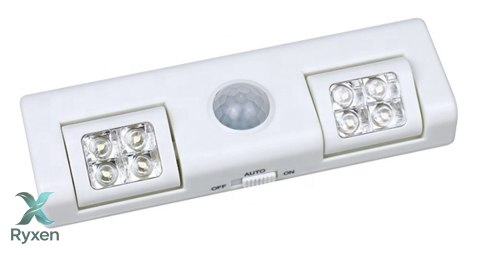 ZD26A Lampka 8 led czujnik ruchu biała ATL