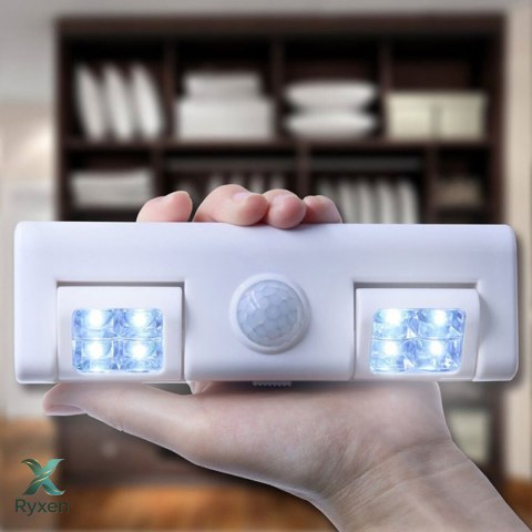 ZD26A Lampka 8 led czujnik ruchu biała ATL