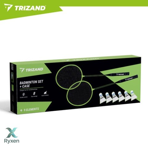 Zestaw do badmintona w pokrowcu - 9el. Trizand TRIZAND