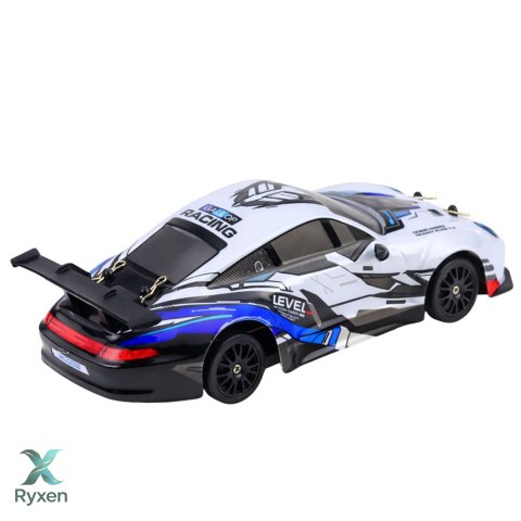 Auto Do Driftu Zdalnie Sterowane RC Wymienne Koła 4WD Niebieskie 1:24 LEAN TOYS