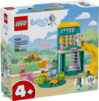 Klocki bluey 11201 blue i Łatka na placu zabaw LEGO